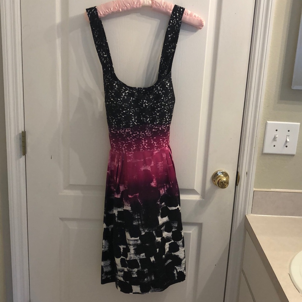 Calvin Klein Print Semiformal Dress